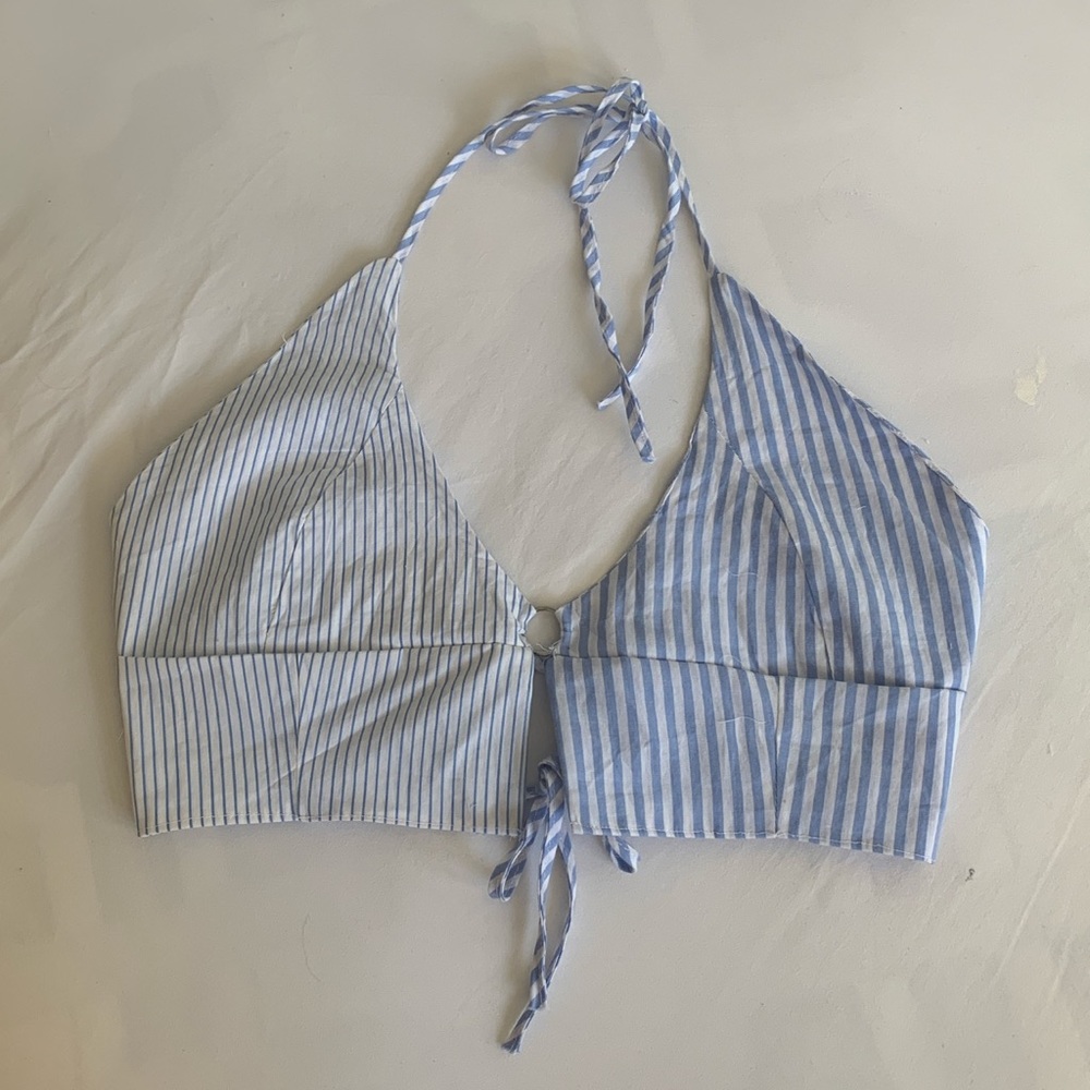 super cute handmade two-toned top